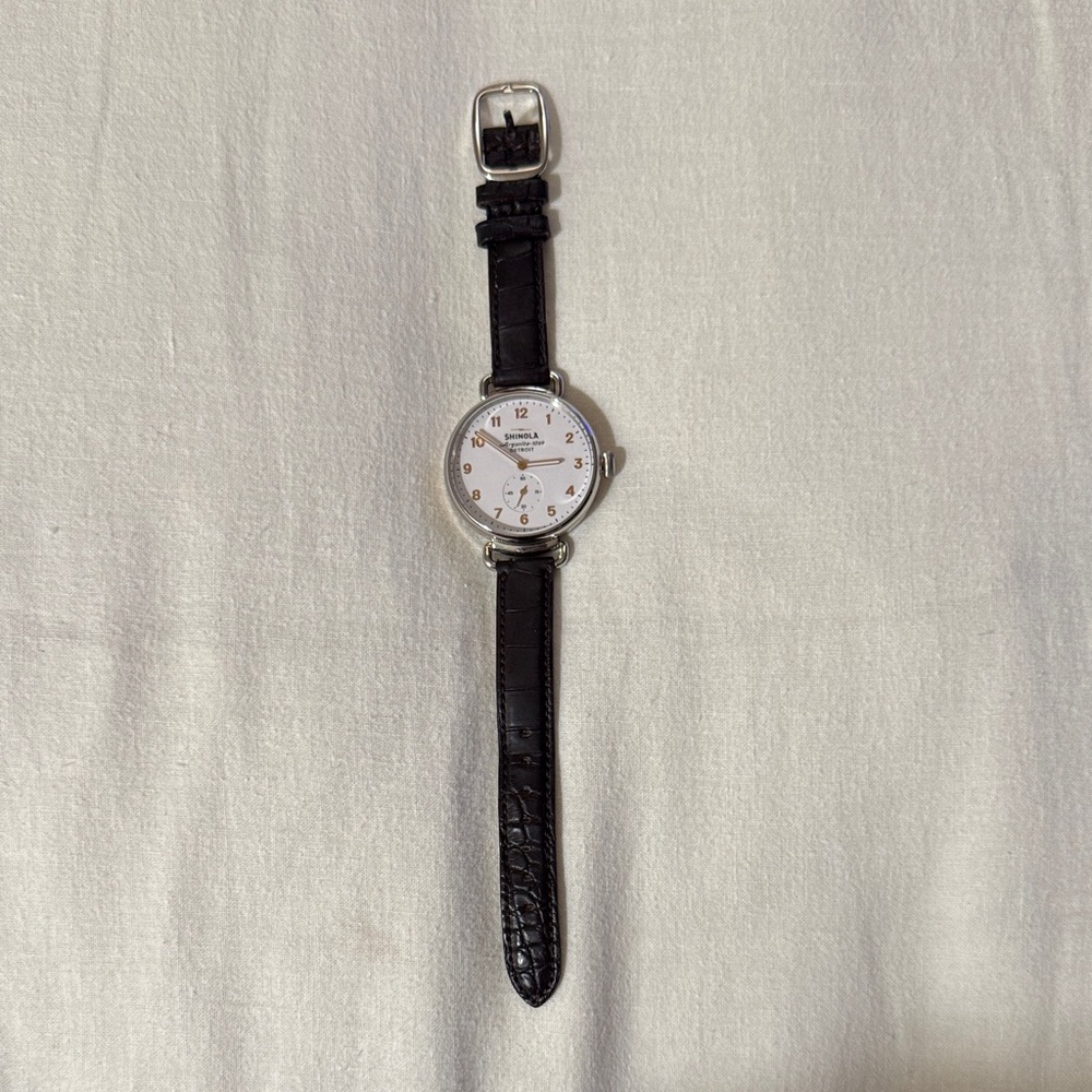 Shinola Agonite-1069 with sub-second dial.